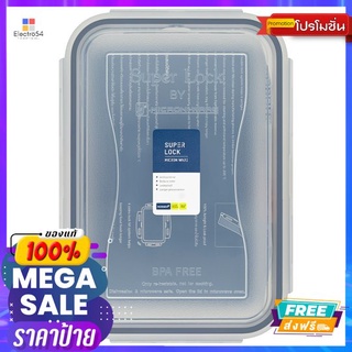 SUPER LOCK กล่องอาหารพลาสติก#6115 890ML.SUPER LOCK FOOD SAVER #6115 890ML.