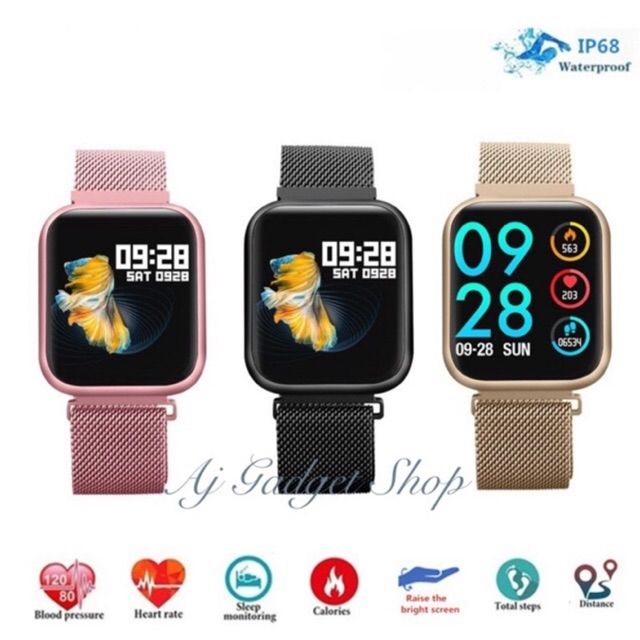 P80 Pro 2019 smart watch สัมผัสเต็มหน้าจอ🔥เปลี่ยนรูปโปรไฟล์ได้🔥รองรับภาษาไทย🔥
