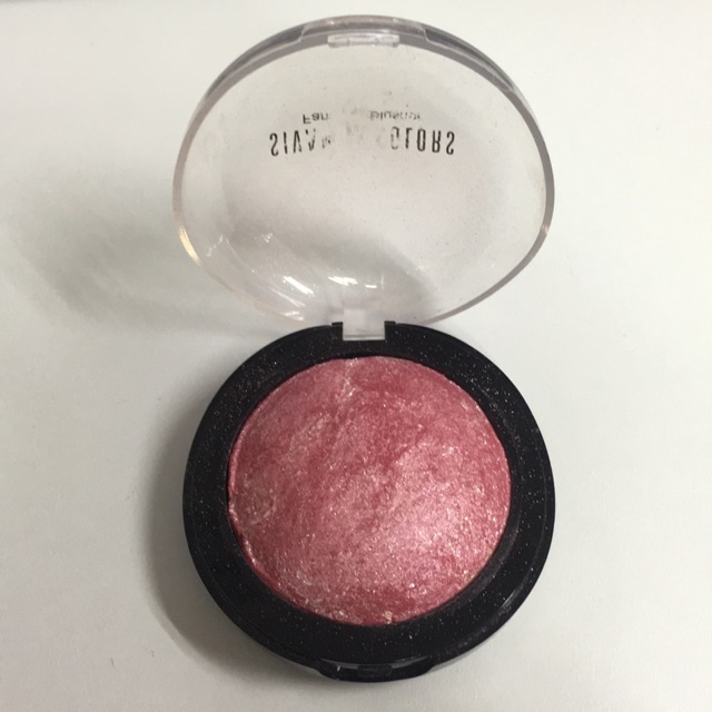 บรัส SIWANNA สีชมพูมีกริสเตอร์วิ้งๆปัดแก้มแล้วหน้าไบรส์ใสๆสไตล์เกาหลี เหลือเต็มตลับ