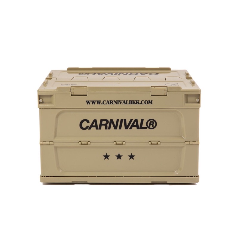 CARNIVAL x Tower Box Folding Container 50L (Beige)