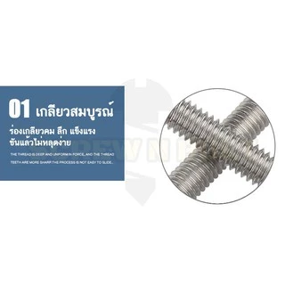 น็อต สกรู หัวกลม หัวแพน แฉก P+ สแตนเลส 304 เกลียวมิล หยาบ M2 / Pan Head Phillip Machine Screw SUS304