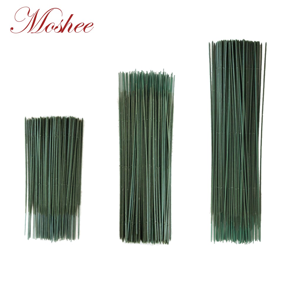 ลวดพันกระดาษสีเขียว ก้านดอกไม้ DIY สําหรับทำดอกไม้แฮนด์เมด