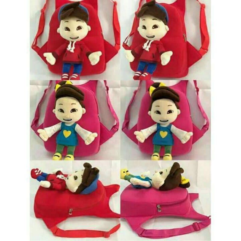 3d Omar & Hana bagpack / bag galas omar & hana / pre school bag / back pack