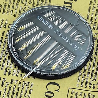 30PCS Assorted Hand Sewing Needles Embroidery Mending Craft Quilt Sew Case doublelift.my