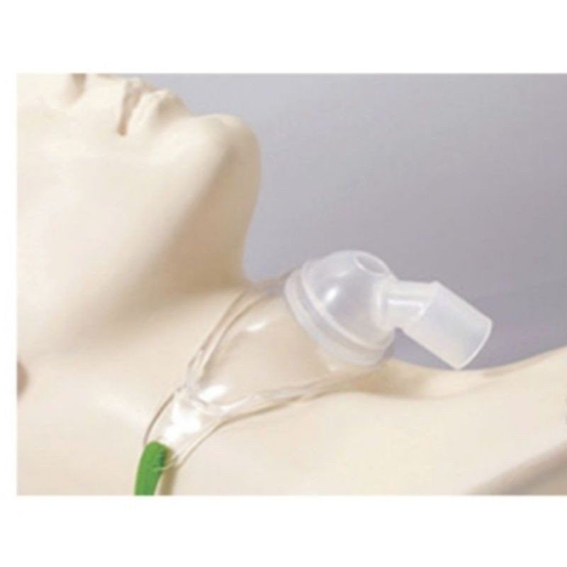 หน้ากากออกซิเจนต่อสายงวงช้างผู้ป่วยเจาะคอ(Trachea Mask)