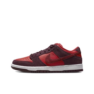 【พร้อมส่ง ของแท้ 100%】Nike SB Dunk Low Cherry  ผ้าใบ รองเท้าวิ่ง