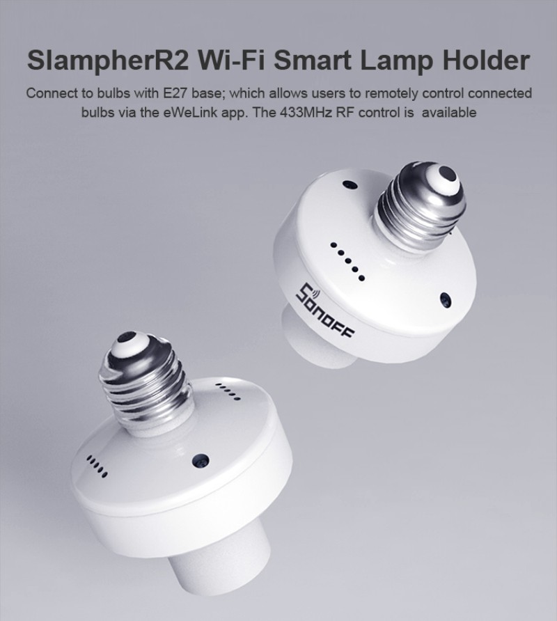 Sonoff Slampherr2 : 433 Mhz Rf & Wifi โคมไฟอัจฉริยะเชื่อมต่อ Wifi ...