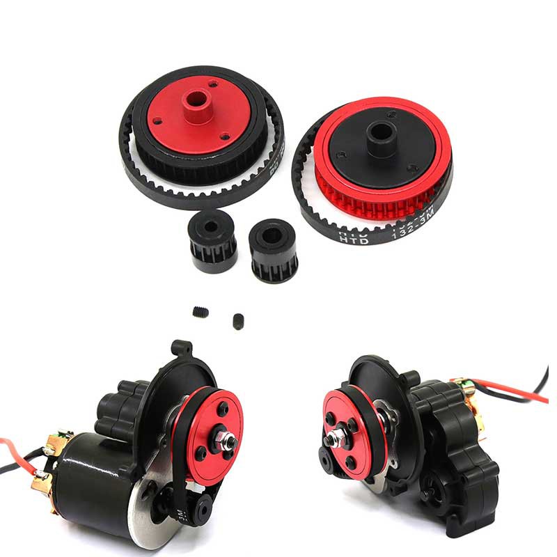ระบบเกียร์ส่งกําลัง 3.2 5.0 สําหรับอัพเกรดรถไต่หินบังคับ 1/10 Axial SCX10 & SCX10 II 90046 DIY