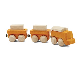 PlanToys 6289 Cargo Train รถไฟบรรทุกสินค้า ของเล่นรถไฟ ของเล่นสำหรับเด็ก 3 ขวบ