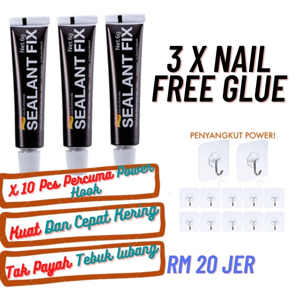 Super Glue Strong Quick Dry Nail-free Glue Super Glue Quick Drying Gam Kuat