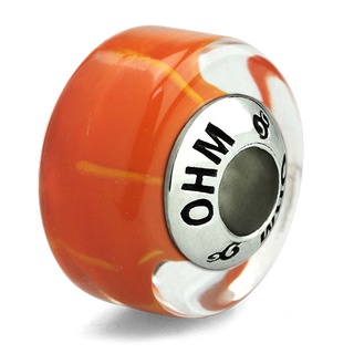 OHM Beads รุ่น Tossed Aside - Murano Glass Charm เครื่องประดับ บีด เงิน เแก้ว จี้ สร้อย กำไล OHMThailand