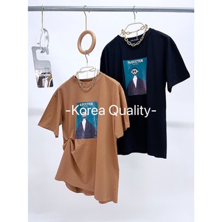 เสื้อยืดทรงโอเวอร์ไซส์สกรีนลาย GUY PRINTED OVERSIZED TEES