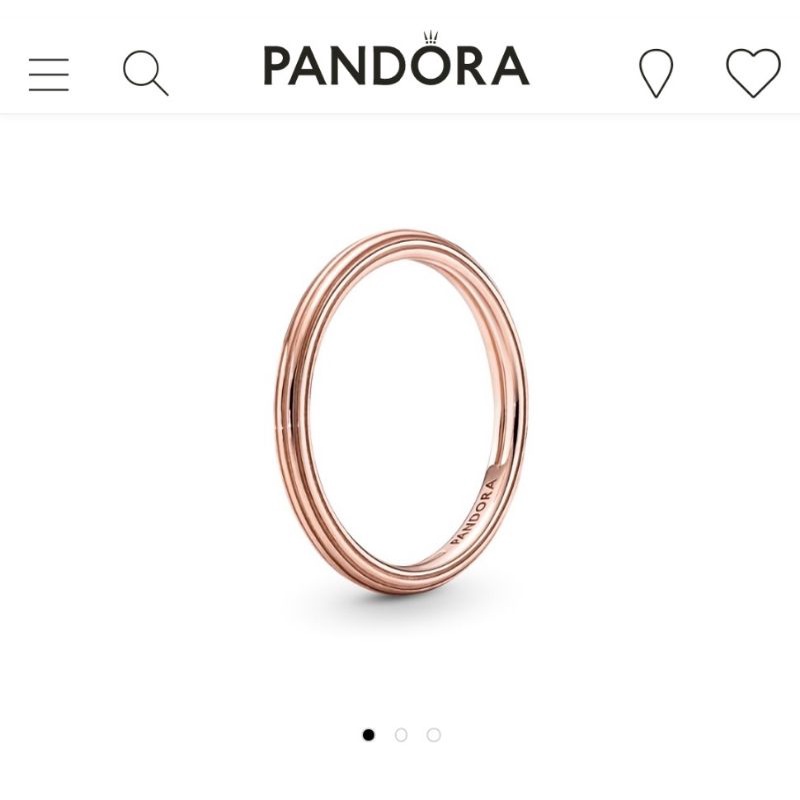 แหวน​ Pandora ME rose gold Ring​ มีกล่อง​ให้ค่ะ​