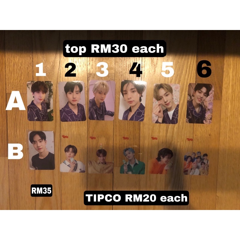 Pentagon Charms & Tipco photocard pc [REDUCED]