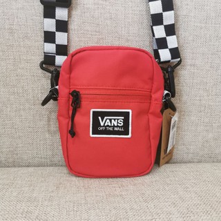 Sale🔥🔥 &lt;รุ่น US 🇺🇸 ไม่เข้าไทย&gt; VANS Crossbody Bag กระเป๋าสะพายข้าง แวนส์ สีแดง