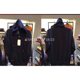 Hara Jacket Hood สีกรม ด้านหลังไม่มีลาย