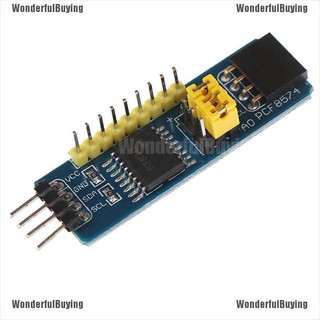 {WonderfulBuying} โมดูลขยายสัญญาณ Arduino PCF8574 PCF8574T I2C 8 Bit IO GPIO และ Raspberry