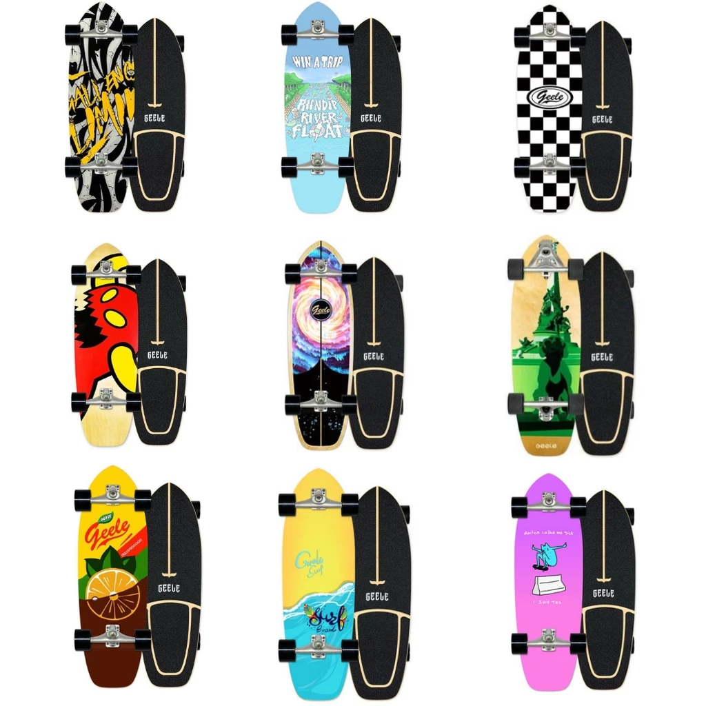 *ลดล้างสต็อค หมดแล้วหมดเลย* Geele CX4 ล้อ 65x51 ของแท้ สเก็ตบอร์ด เซิร์ฟสเก็ต surfskate skateboard พร้อมส่ง