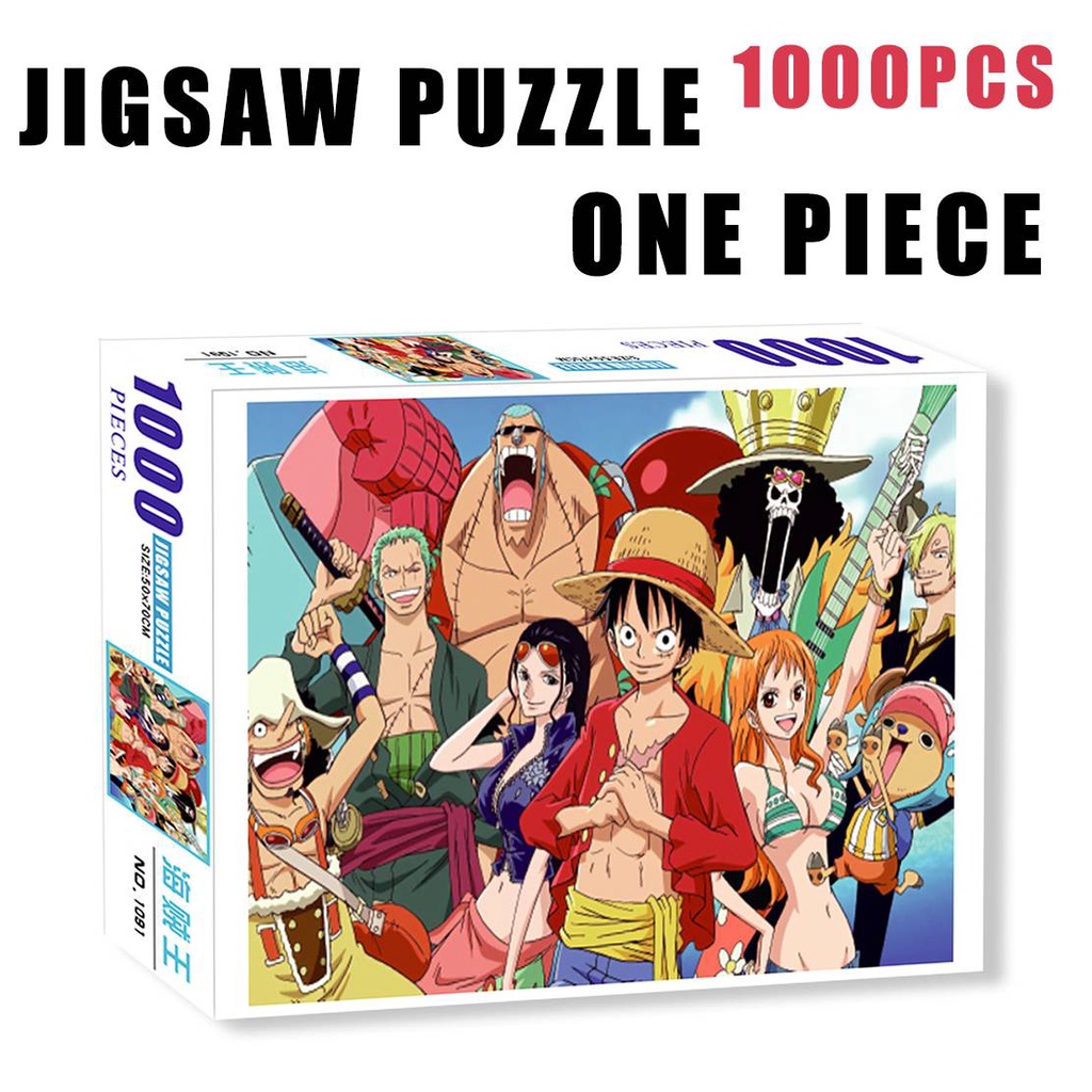 Cs# ของเล่นจิ๊กซอว์ One Piece 1000 ชิ้นสําหรับเด็กผู้ใหญ่เล่นคลายเครียด