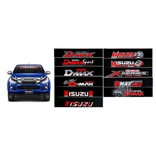 สติ๊กเกอร์บังแดด ISUZU คาดกระจกหน้า-กระจกหลัง มีชำระปลายทาง