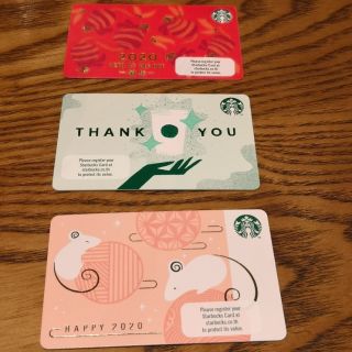 STARBUCKS Thailand 2020 -​ Gift Card Year of The Rat and Thank You