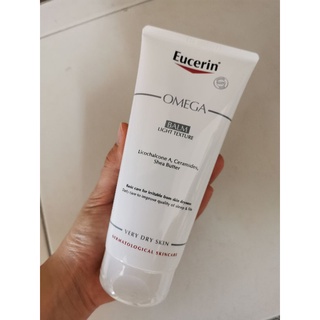 Eucerin Omega Balm 200ml บาล์มบำรุงผิว เนื้อบางเบา เหมาะสำหรับผู้มีปัญหาผิวแห้ง แดง คัน