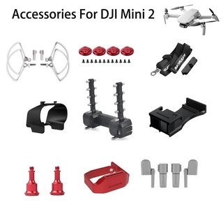 Dji Mini 2 Landing Gear เลนส์ฮู้ดอุปกรณ์เสริมควบคุมสัญญาณสําหรับ Mini 2 Drone