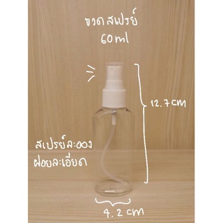 ขวดสเปรย์ 60ml ฝอยละเอียด