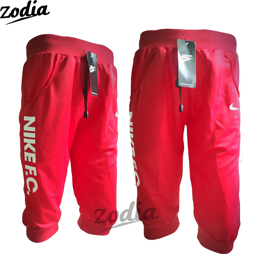 กางเกงวิ่งจ๊อกกิ้ง 3/4 Nike - สีแดง - กางเกงวอร์ม - กางเกงวิ่งจ๊อกกิ้ง