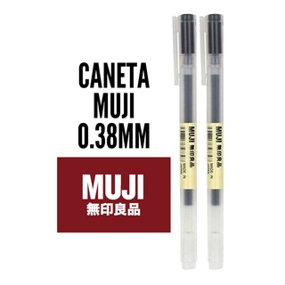 Combo 2 ปากกาเจล Muji 0.38 มม. ของแท้ นําเข้า