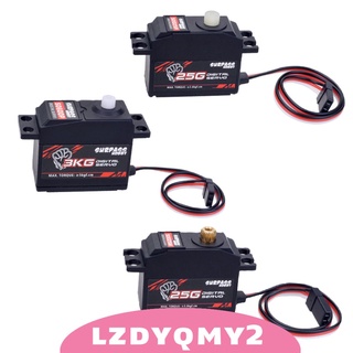 [ราคาจำกัดเวลา] Waterproof 25G Servo Motor for 1:12 RC Buggy Crawler Ship Aircraft Aircraft