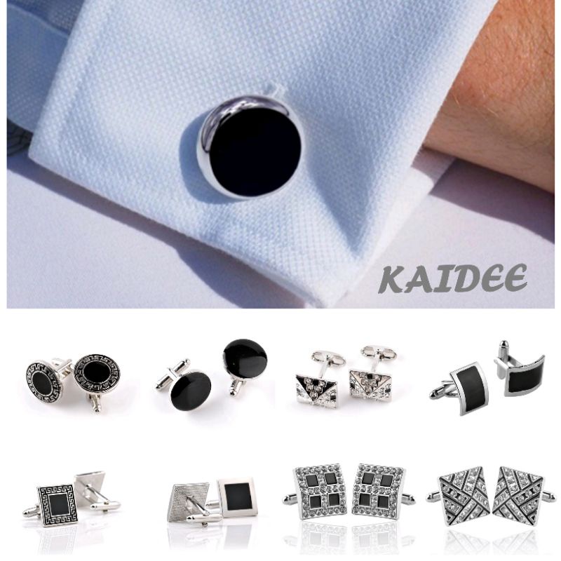 (สินค้าพร้อมส่งจากไทย 2-3วัน) Cufflinks คัฟลิงค์ กระดุมข้อมือเสื้อเชิ๊ต