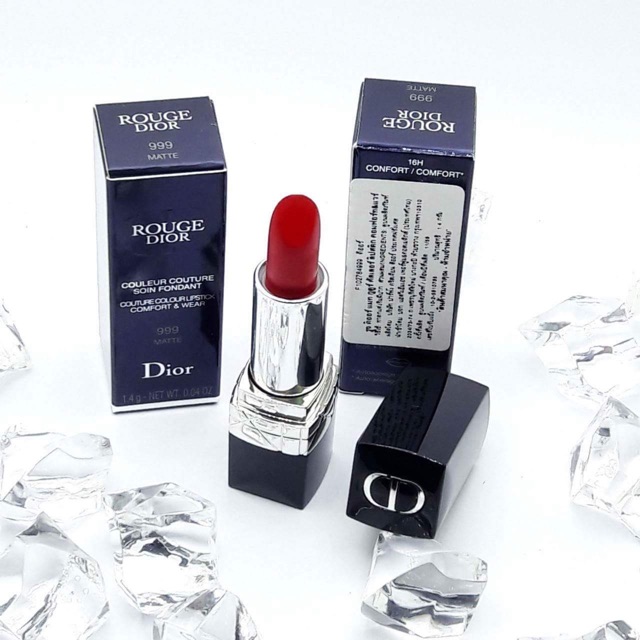 Dior rouge lipstick สี 999 Matte