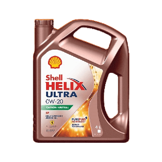 SHELL น้ำมันเครื่องสังเคราะห์แท้ 100% Helix Ultra เบนซิน 0W-20 (4 ลิตร)