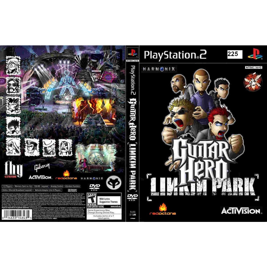 แผ่นเกมส์ PS2 Guitar Hero II Linkin Park   คุณภาพ ส่งไว (DVD)