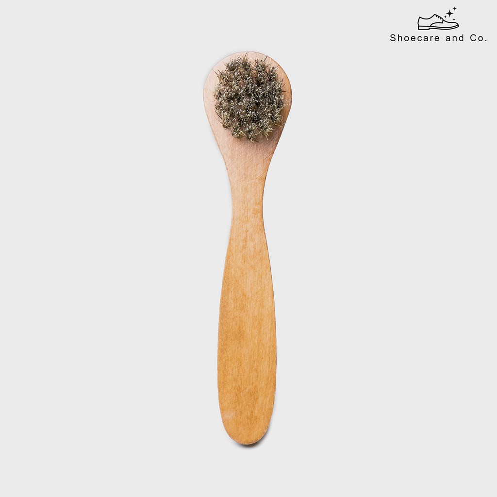 แปรงขนม้าเล็ก 100% HORSEHAIR SHOES BRUSHES FOR LEATHER CARE