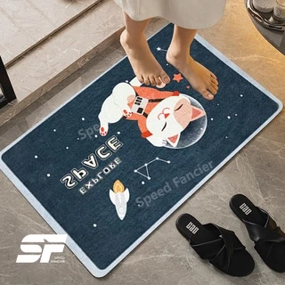 พรม พรมเช็ดเท้า พรมปูพื้น 40*60cm พรมดักฝุ่น พรมเช็ดเท้าเม็มโมรี่ซับน้ำได้ดี พรมกันลื่น พรมเนื้อนุ่ม พรมซับน้ำได้ดี