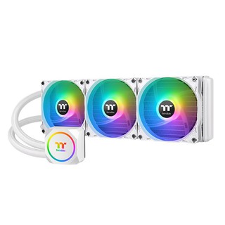 รองรับ Intel 1700 THERMALTAKE TH360 ARGB Sync Snow Edition White AIO CPU Liquid Cooler #สีขาว