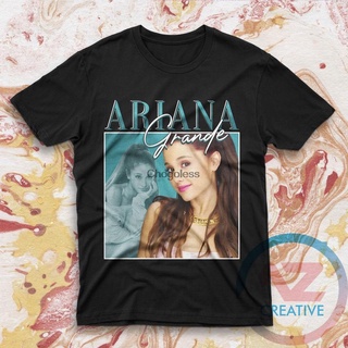 เสื้อยืด ลาย Ariana grande สไตล์วินเทจ