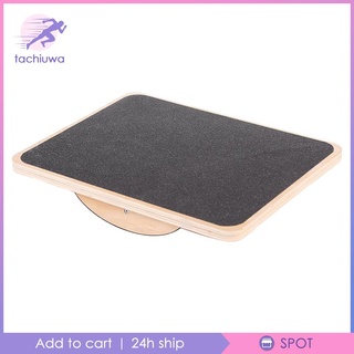 Non-Slip Wooden Wobble Balance Board Rehabilitation Pro Exercise Training