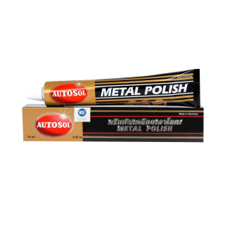 Autosol Metal Polish ครีมทำความสะอาด ขัดคราบ ขัดสนิม ขัดเงาโลหะ แถมฟรี ผ้าไมโครไฟเบอร์ 1ผืน