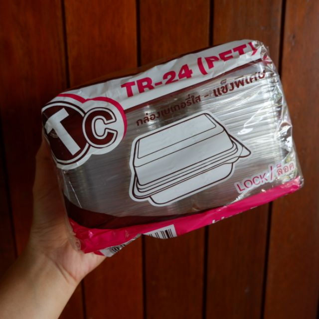 กล่องสี่เหลี่ยม TC #TR-24 (pet)