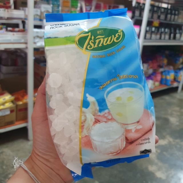 น้ำตาลกรวด ตราไร่ทิพย์ ขนาด 500 กรัม