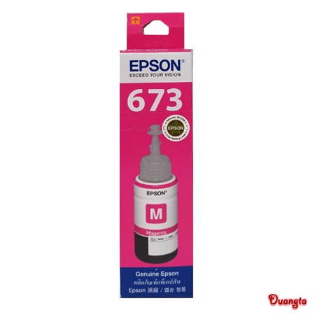 Epson T673 หมึกเติมแท้สำหรับ EPSON L-Series L800,L850,L1800