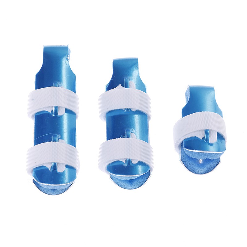 เฝือกอ่อนดามนิ้วมือ เฝือกนิ้ว แบบหุ้มด้วยแกนอลูมิเนียมอ่อน (สีน้ำเงิน) - รูปที่ 3