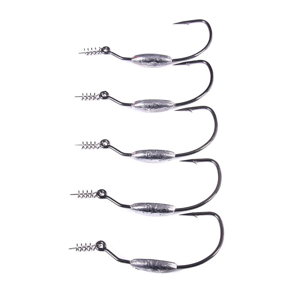 Hengjia ตะขอเหยื่อตกปลา 5 ชิ้น 2 . 5 กรัม 3 . 5 กรัม 5 กรัม - รูปที่ 6