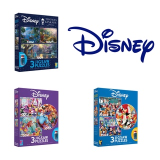 จิ๊กซอว์ Ceaco 3 In 1 – Disney Puzzles - Minnie Mouse, Little Mermaid, Aladdin ราคา 700 บาท