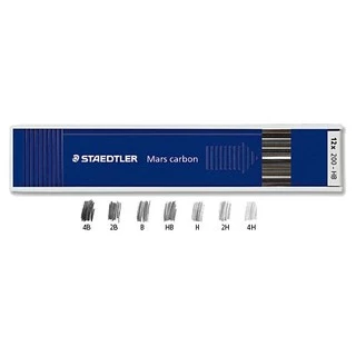 (KTS)ไส้ดินสอ 2.0 mm. STAEDTLER MARS carbon 200 (เลือกความเข้มได้)