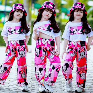 ชุดเซ็ท MICKEY MOUSE เซ็ท 3 ชิ้น (เสื้อ+กางเกง+หมวก)