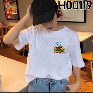 เสื้อผู้ชายเท่ - 🌈หุ้นท้องถิ่นH00119KPOPBTSเสื้อยืดสไตล์เกาหลีโรงงานแฟชั่นฟาสต์ฟู้ดเบอร์เกอร์โคยะห